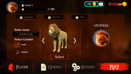 اسکرین شات 2 بازی The Lion