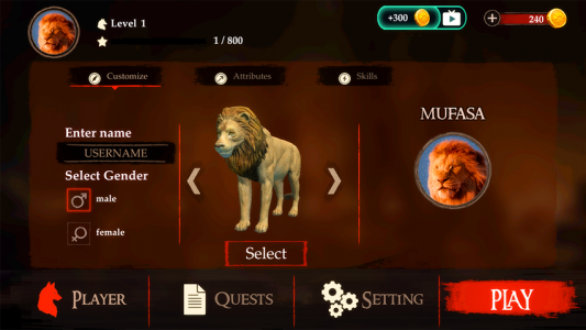 اسکرین شات بازی The Lion 2