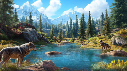 اسکرین شات 5 بازی The Wolf Simulator