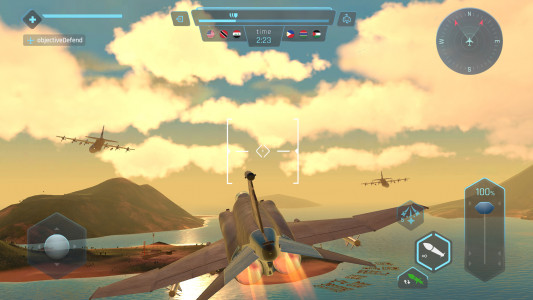 اسکرین شات 6 بازی Sky Warriors: Airplane Games