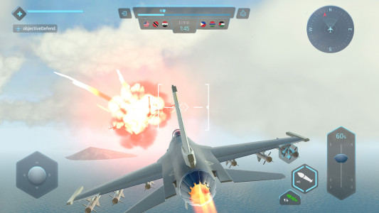 اسکرین شات بازی Sky Warriors: Airplane Games 5