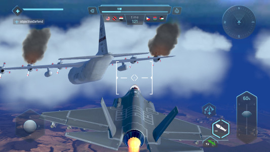 اسکرین شات 4 بازی Sky Warriors: Airplane Games