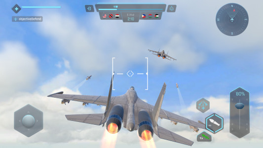 اسکرین شات 3 بازی Sky Warriors: Airplane Games