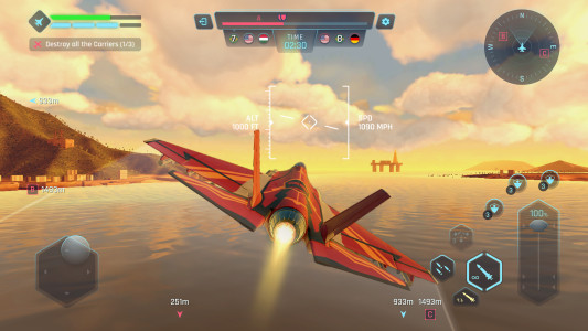 اسکرین شات 2 بازی Sky Warriors: Airplane Games