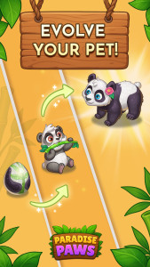 اسکرین شات 3 بازی Paradise Paws: Merge Animals