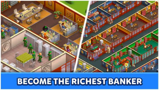 اسکرین شات بازی Idle Bank Tycoon - Game Empire 1