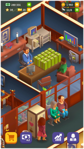 اسکرین شات بازی Idle Bank Tycoon - Game Empire 5