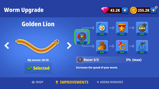 اسکرین شات بازی Worm Hunt - Snake zone iO 3