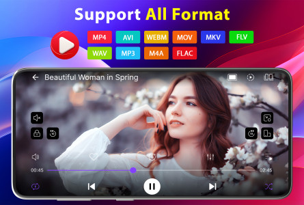 اسکرین شات برنامه Video Player All Format-wTuber 1