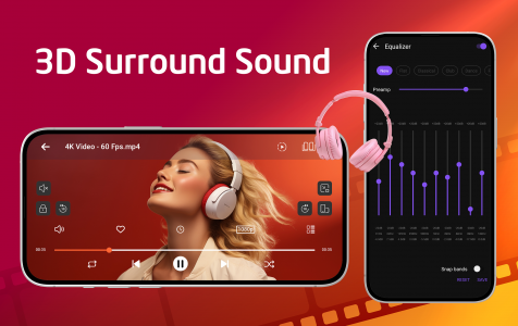 اسکرین شات 3 برنامه Video Player All Format-wTuber