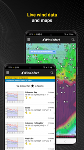 اسکرین شات برنامه WindAlert: Wind & Weather Map 4