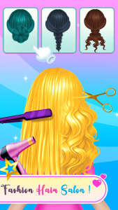 اسکرین شات برنامه Girl Hair Salon Spa & Dress Up 2