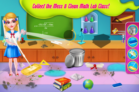 اسکرین شات برنامه High School Cleaning Rooms 6