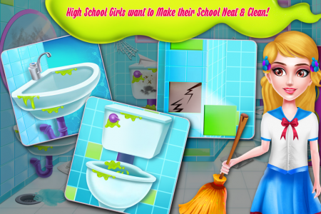 اسکرین شات برنامه High School Cleaning Rooms 7