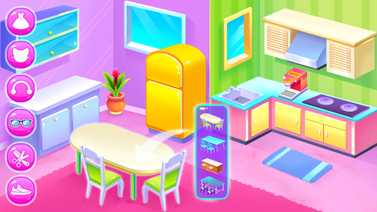 اسکرین شات 4 برنامه Kitty Kate - House Cleaning