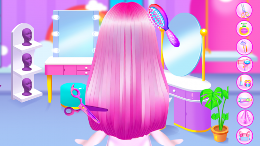 اسکرین شات برنامه My Unicorn Hair Salon and Care 1