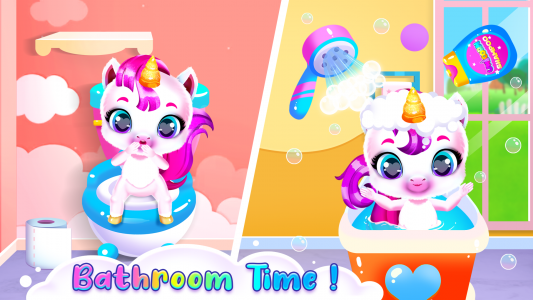 اسکرین شات برنامه My Unicorn Hair Salon and Care 7