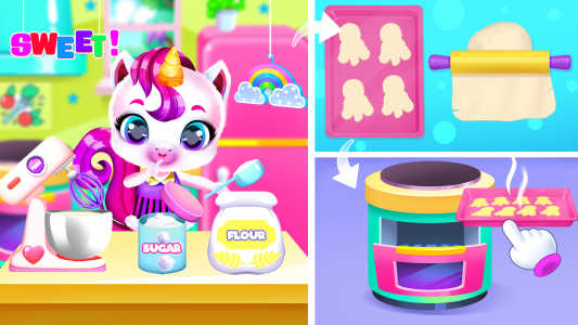 اسکرین شات 8 برنامه My Unicorn Hair Salon and Care