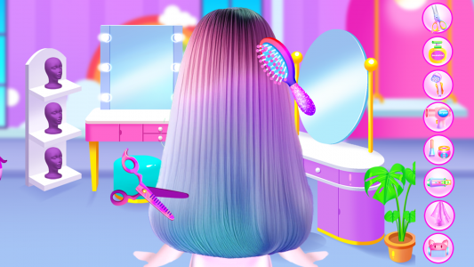 اسکرین شات 1 برنامه My Unicorn Hair Salon and Care