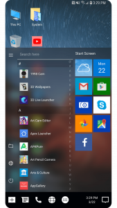 اسکرین شات برنامه Winner Launcher for Windows UE 2