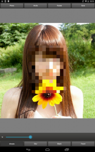 اسکرین شات برنامه Mosaic Pixelate Censor Photo 4