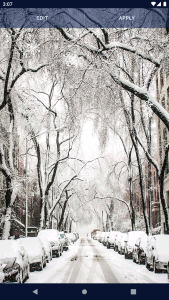 اسکرین شات 5 برنامه White Snow 3D Live Wallpaper