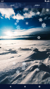 اسکرین شات 7 برنامه White Snow 3D Live Wallpaper