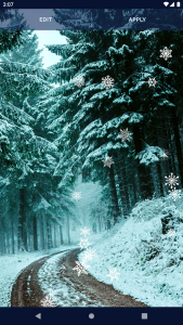 اسکرین شات 8 برنامه White Snow 3D Live Wallpaper