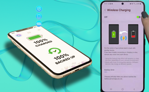 اسکرین شات برنامه Wireless Reverse Charging 3