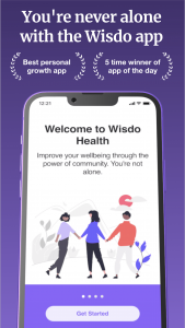 اسکرین شات 1 برنامه Wisdo: Mental Health & Support