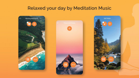 اسکرین شات برنامه Meditation Music - Yoga, Relax 1