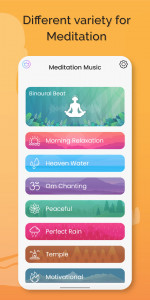 اسکرین شات برنامه Meditation Music - Yoga, Relax 2