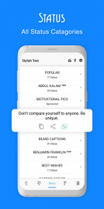 اسکرین شات 4 برنامه Stylish Text, Fonts & Keyboard