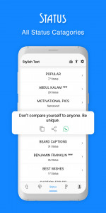 اسکرین شات برنامه Stylish Text, Fonts & Keyboard 4