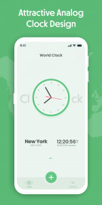 اسکرین شات برنامه World Clock Widget 1