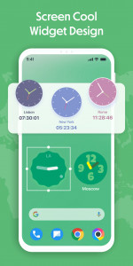 اسکرین شات برنامه World Clock Widget 2