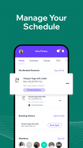 اسکرین شات 5 برنامه Fit by Wix: Book, manage, pay