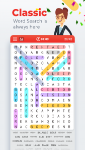 اسکرین شات بازی Word Search Colorful 1