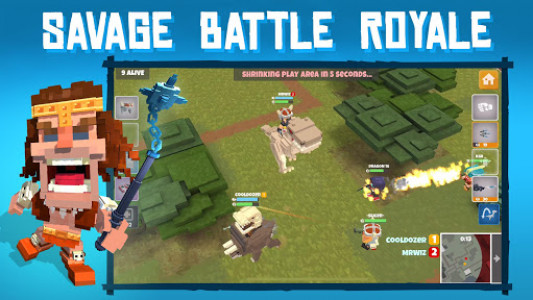 اسکرین شات بازی Dinos Royale - Multiplayer Battle Royale Legends 1