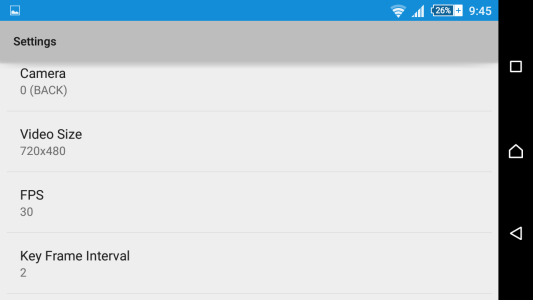 اسکرین شات 2 برنامه Larix Broadcaster: Live Stream