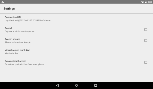 اسکرین شات 3 برنامه Larix Screencaster