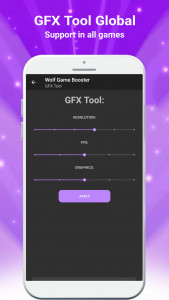 اسکرین شات برنامه Wolf Game Booster & GFX Tool 6