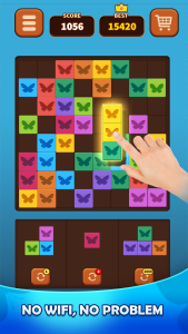 اسکرین شات 2 بازی Triple Butterfly: Block Puzzle