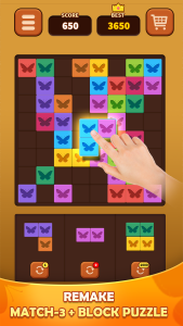 اسکرین شات 1 بازی Triple Butterfly: Block Puzzle