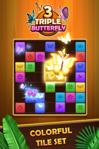 اسکرین شات بازی Triple Butterfly - A brand-new block matching game 1