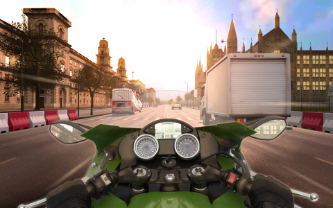 اسکرین شات بازی MotorBike: Drag Racing Game 5
