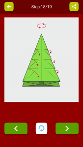 اسکرین شات برنامه Origami Christmas Decorations 6