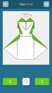 اسکرین شات برنامه Origami Clothes From Paper 7