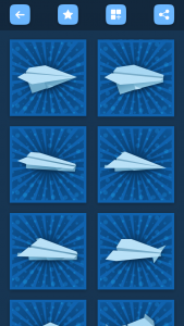 اسکرین شات برنامه Origami Flying Paper Airplanes 3
