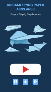 اسکرین شات برنامه Origami Flying Paper Airplanes 2